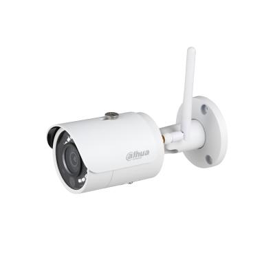 CAMARA DAHUA BULLET METALICA WI-FI, 2 MPX, LENTE FIJA 2.8MM, IR 30M,WDR (120DB), RANURA PARA TARJETA MICRO SD, IP67