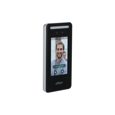 CONTROL DE ACCESO DAHUA PANTALLA TÁCTIL LCD 4.3,  2 MPX, DESBLOQUEO DE ROSTRO, TARJETA Y CONTRASEÑA, DISTANCIA DE LA CÁMARA-ROSTRO 0.3-1.5M, VELOCIDAD DE COMPARACIÓN DE CARA 0.3S /PERSONA