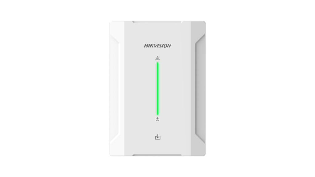 EXPANSOR DE 8 ZONAS CABLEADAS HIKVISION, 2 SALIDAS DE RELÉ, COMPATIBLE CON PANELES AX HYBRID PRO