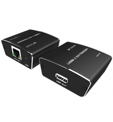EXTENSOR USB ALARGUE AMPLIFICADO UTP RJ45 100 METROS ACTIVO