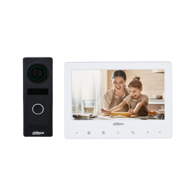 KIT DAHUA ESTACIÓN EXTERIOR Y MONITOR ANÁLOGO,BOTÓN MECÁNICO, IK07, IP66, PANTALLA TFT 7 , FUNCIÓN DE VIDEOPORTERO: DESBLOQUEO, LLAMADA DE VOZ, VIDEOLLAMADA, CONTROL DE VOLUMEN, MONITOREO DE ENTRADA, BOTÓN MECÁNICO, INCLUYE MÚLTIPLES SONIDOS DE CAMPANA, RESOLUCIÓN 1024 X 600.