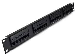 PATCH PANEL GLC CARGADO 24 PUERTOS CAT 5E P/ KRONE/110