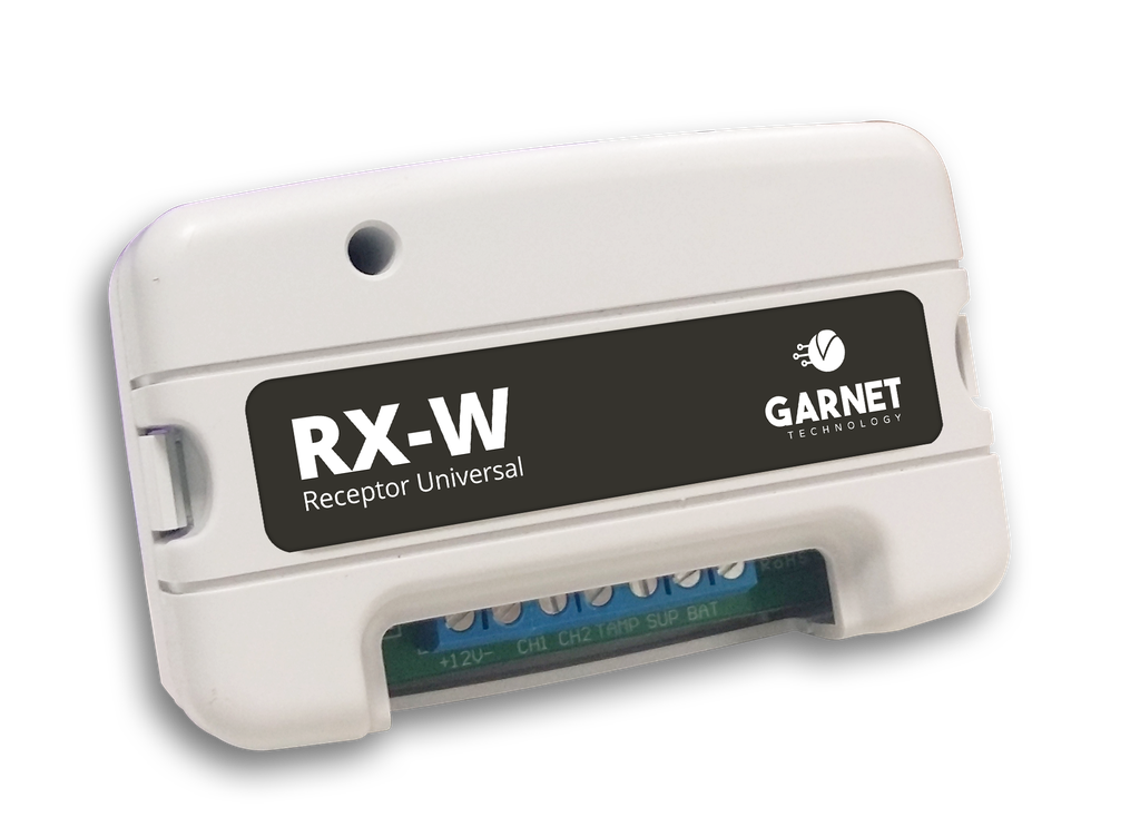 RECEPTOR UNIVERSAL DE 2 CANALES. COMPATIBLE CON TECNOLOGÍA 2-WAY WIRELESS SYSTEM