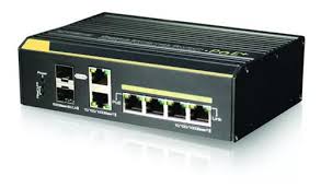 SWITCH CCTV INDUSTRIAL CYGNUS DE  4 PUERTOS ETHERNET HI-P