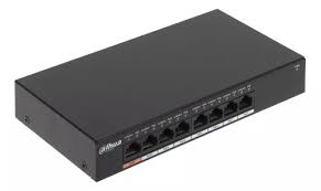 SWITCH DAHUA POE 8 PUERTOS 10/100/1000  X1 HI-POE WATCHDOG TOTAL 96W