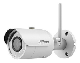 [IPC-HFW1435SP-W-0280B-S2] CAMARA DAHUA BULLET METALICA WI-FI, 4 MPX, LENTE FIJA 2.8MM, IR 30M,WDR (120DB), RANURA PARA TARJETA MICRO SD, IP67