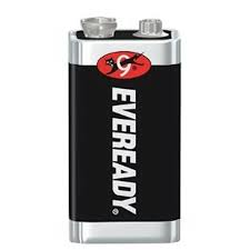 [1222-9V] PILA BATERIA 9V CARBON ZINC EVEREADY (PARA SENSOR INTELBRAS IVP-2000SF)