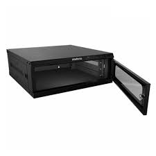 [BRAS-RACK3U] RACK 3 UNIDADES 37CM DE PROFUNDIDAD, PUERTAS FRONTAL Y CERRADURA (MRM337)