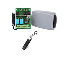 [KIT-402WF] RECEPTORA 2 CANALES, INCLUYE CONTROL REMOTO 4 BOTONES (TX2142) , WI-FI