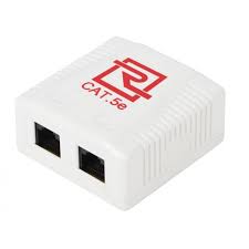 [RV-ROSETA-2U5E] ROSETA 2U CAT5, DUAL PORTS / CON LOS JACKS INCLUIDOS