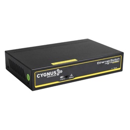 [CY-S1004-60-S2] SWITCH CYGNUS 4 PUERTOS POE 100MBPS + 2 UPLINK ETHERNET 100MBPS HASTA 60W