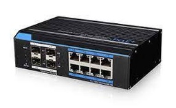 [CY-S2008-120-V2] SWITCH CYGNUS CCTV INDUSTRIAL DE 8 PUERTOS ETHERNET POE+, 4 FIBRA SFP, ADMINISTRABLE, L2 120W